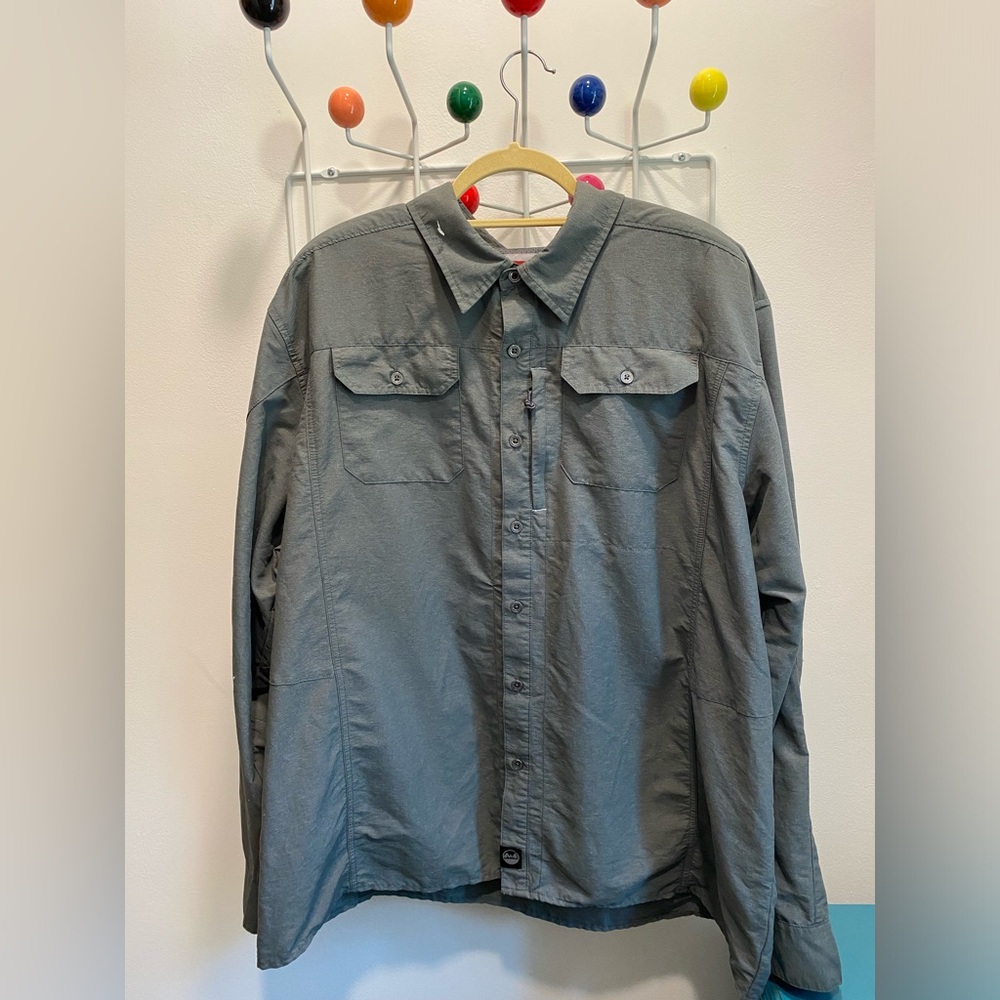Wrangler Outdoor Series Button Down Shirt - Quick Dry Nylon - Men’s XXL